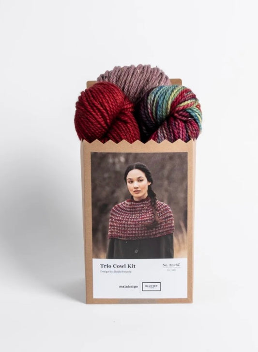 Malabrigo Holiday Kit 2026  Trio Cowl LIMITED EDITION